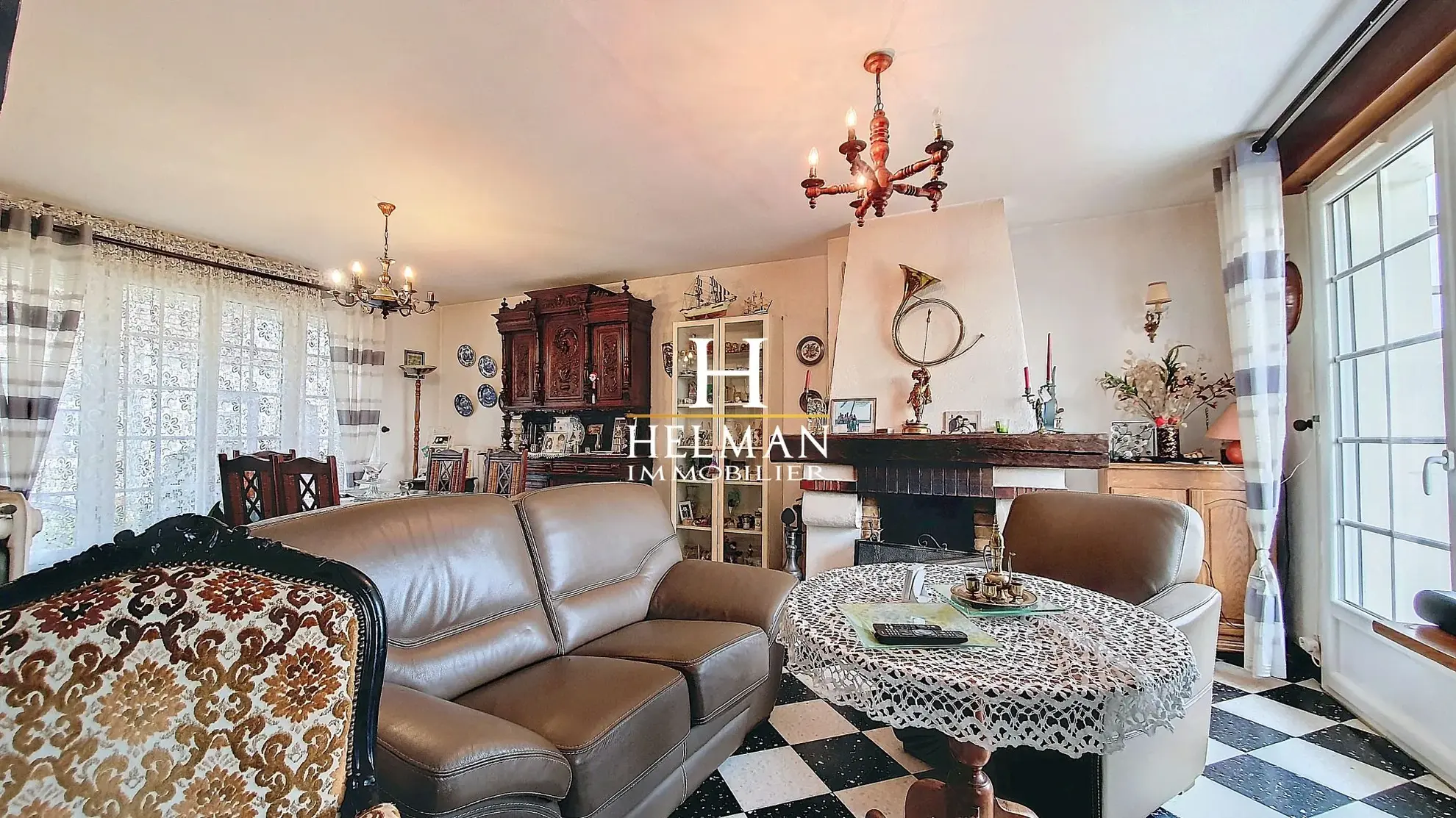 Maison semi plain-pied avec garage et jardin sud à Samer 