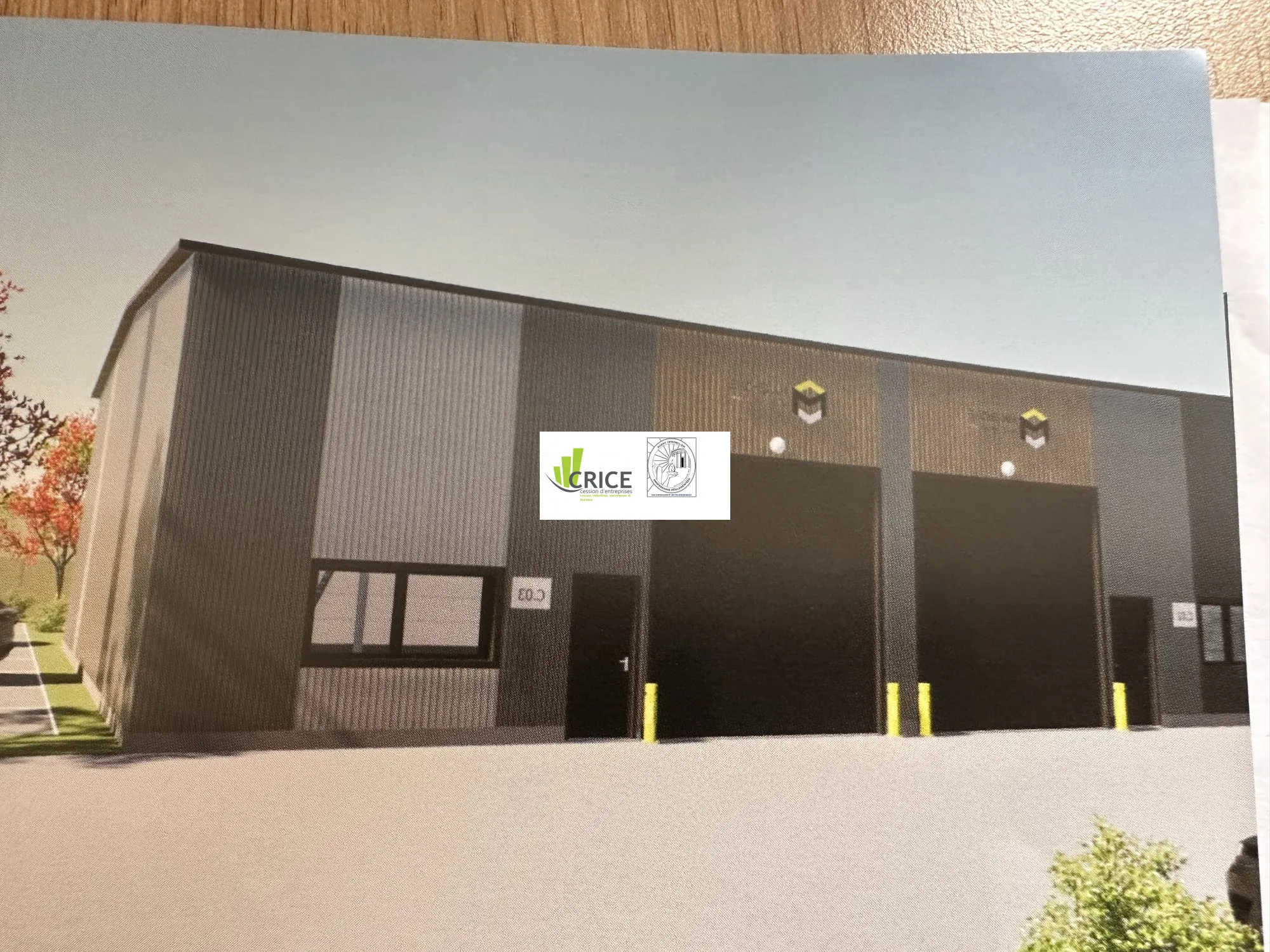 Cellules d'activités en vente à Le Gua, 210 à 630 m², livraison 2026 