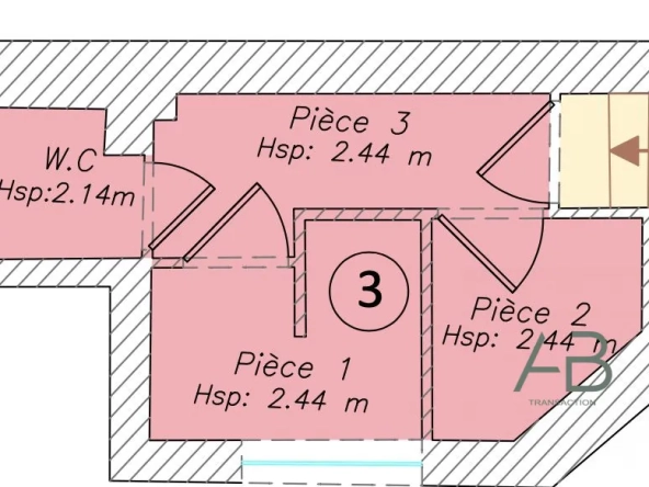 À vendre bureau de 8,1 m² à Lille, proximité métro Gambetta