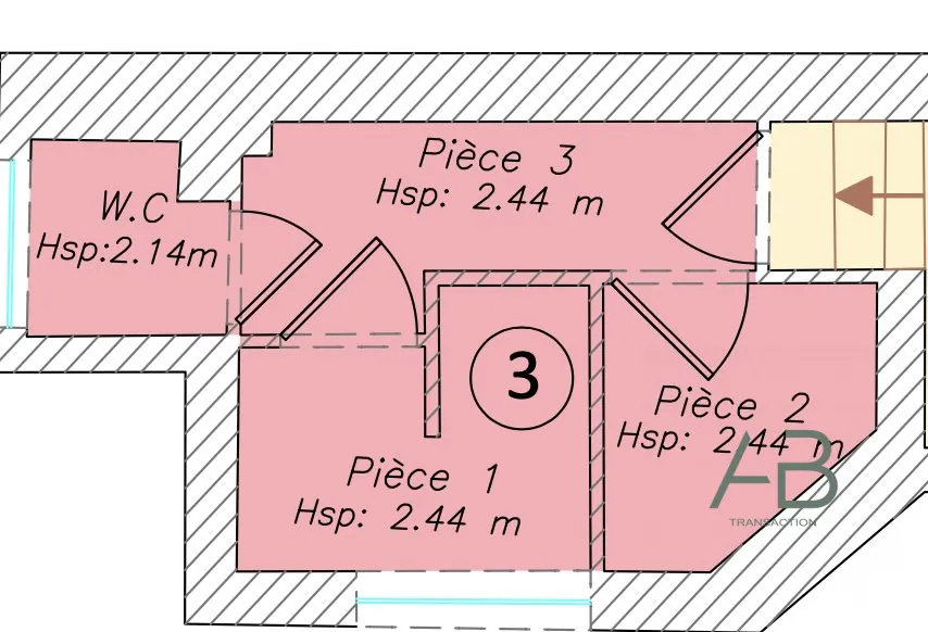 À vendre bureau de 8,1 m² à Lille, proximité métro Gambetta 