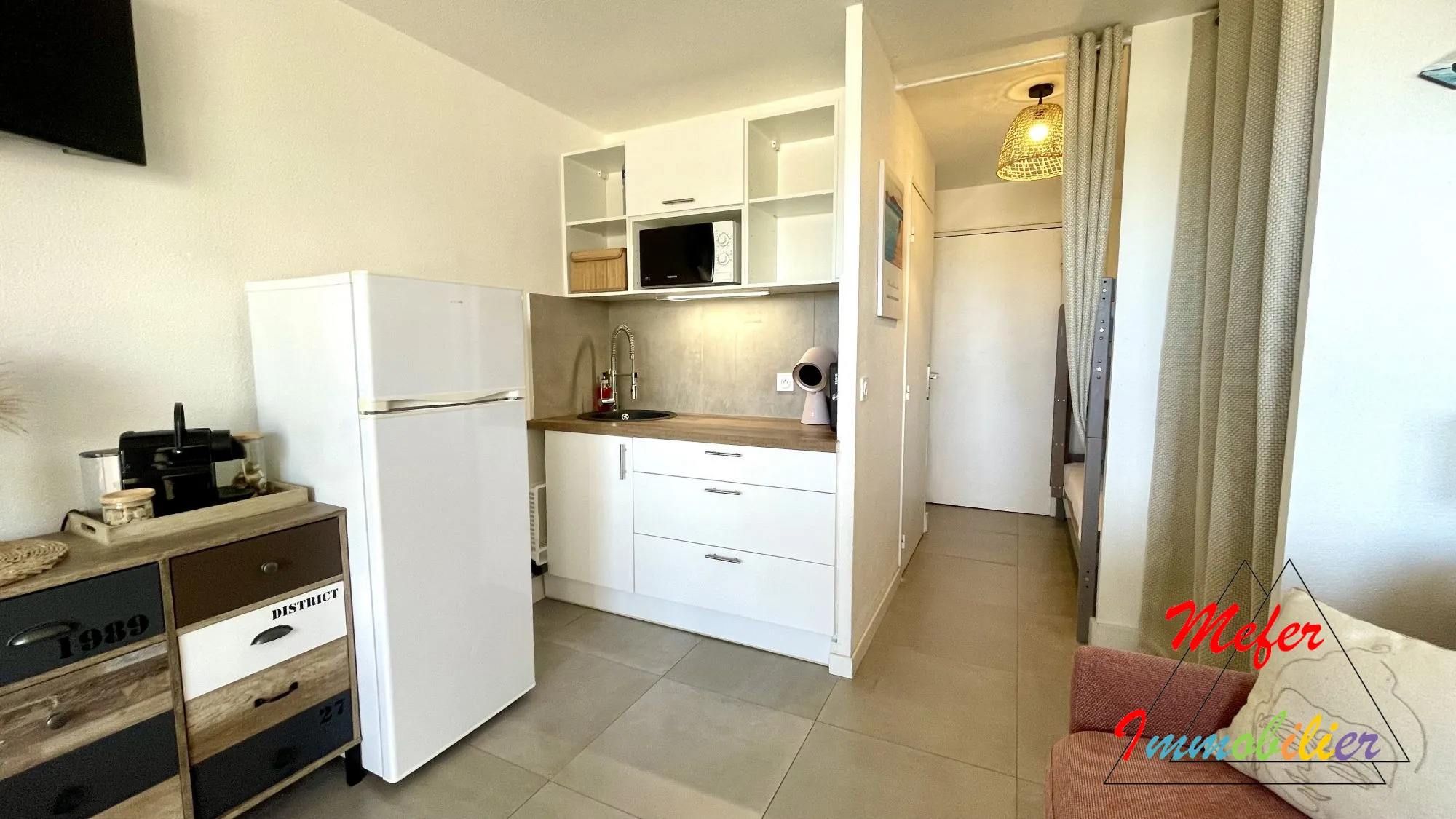 Appartement vue mer à Canet-en-Roussillon à deux pas de la plage 