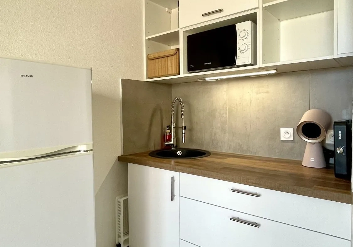 Appartement vue mer à Canet-en-Roussillon à deux pas de la plage 