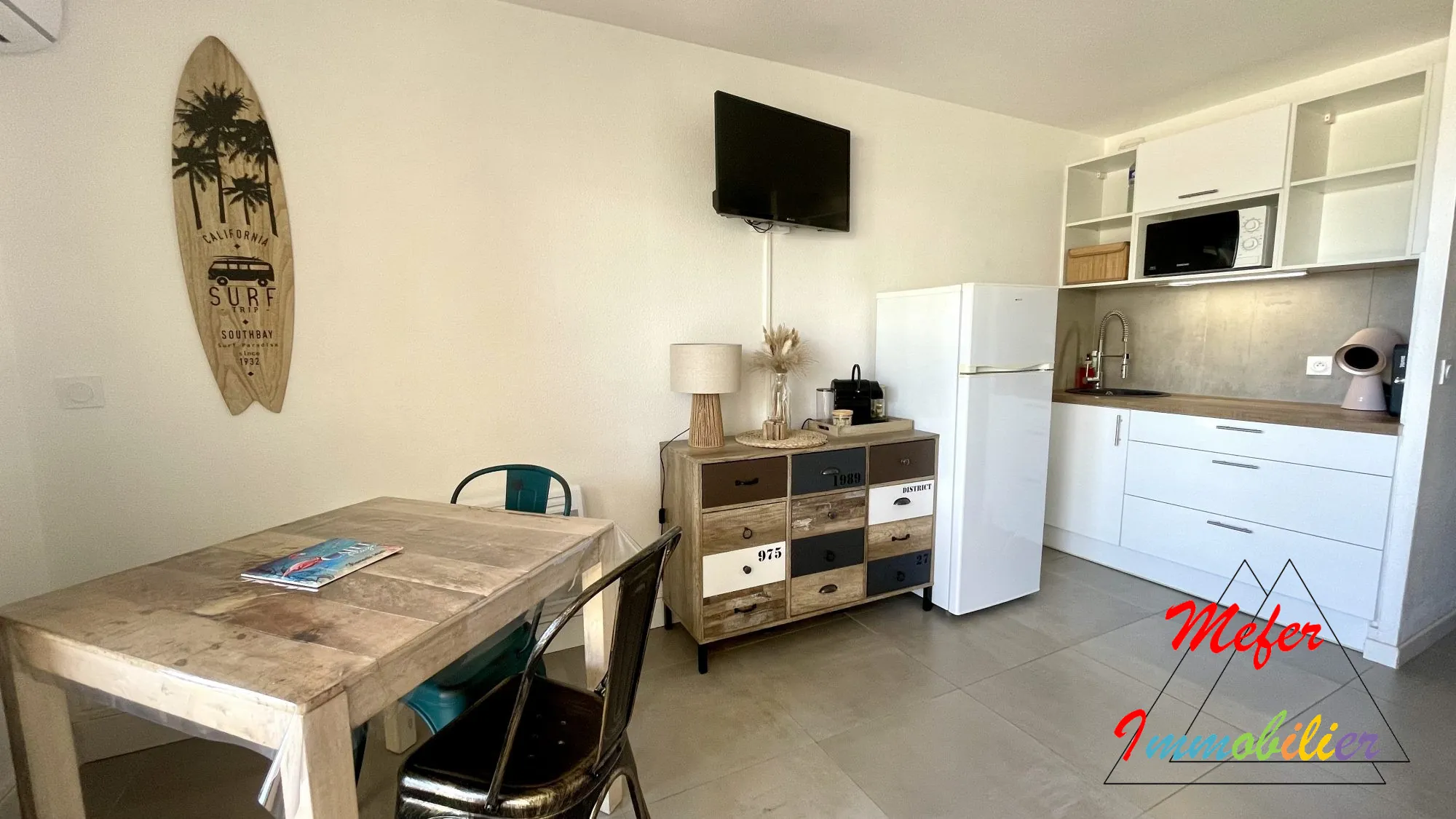 Appartement vue mer à Canet-en-Roussillon à deux pas de la plage 