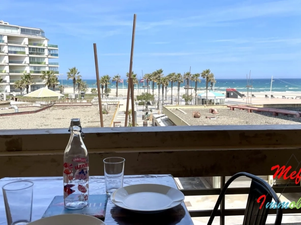 Appartement vue mer à Canet-en-Roussillon à deux pas de la plage