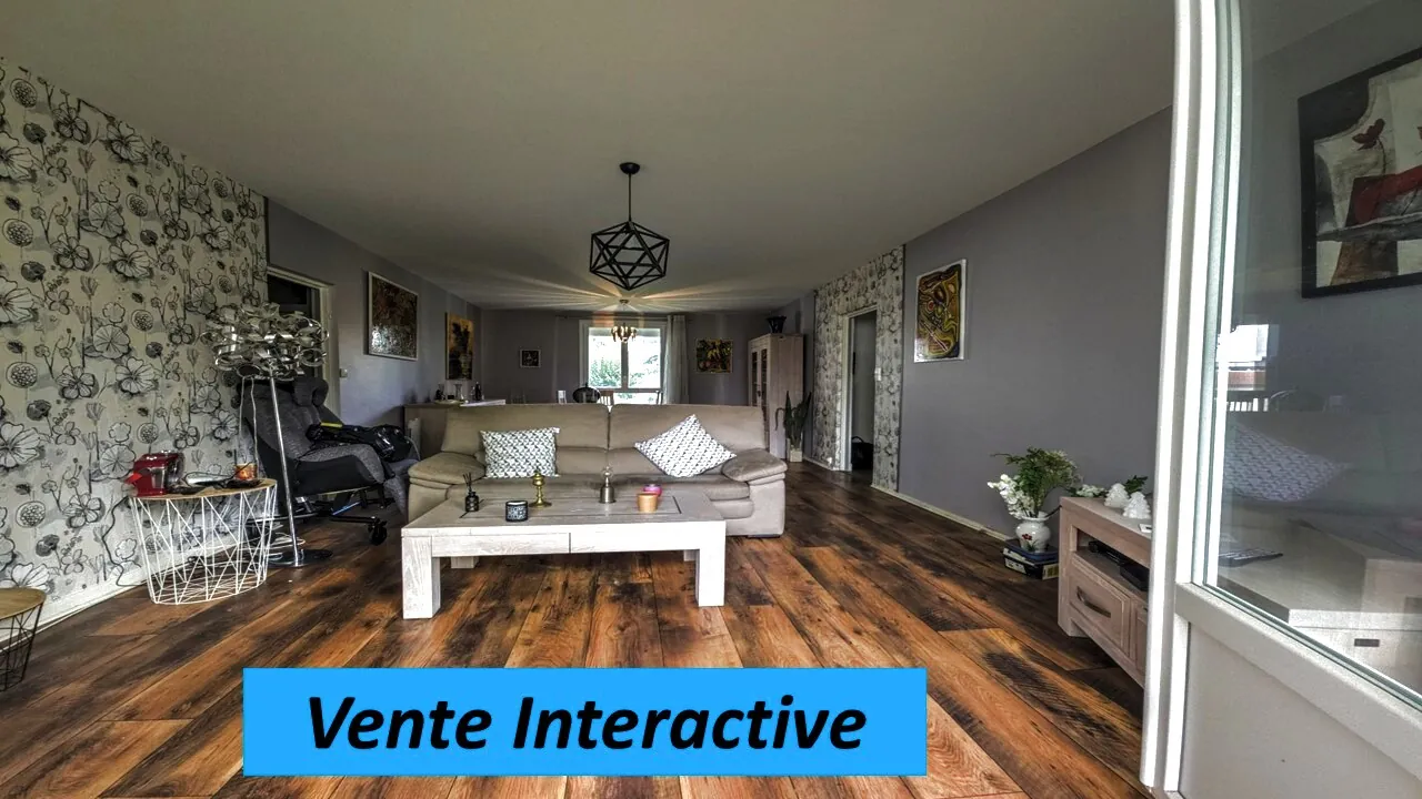 Appartement lumineux de 109 m² avec 4 chambres à Limoges Saint Anne 