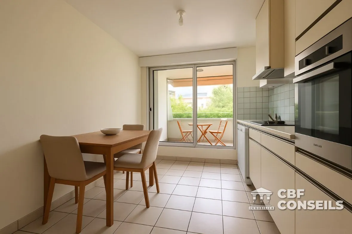 Appartement T3 lumineux à vendre à Beaumont avec garage et cave 