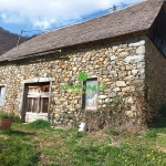 Face sud Charmante grange en pierre avec vue imprenable dans la Bellongue