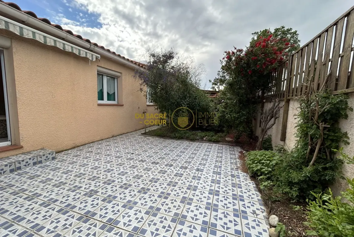 Villa T4 plain-pied avec garage à Pézilla-la-Rivière proche Perpignan 