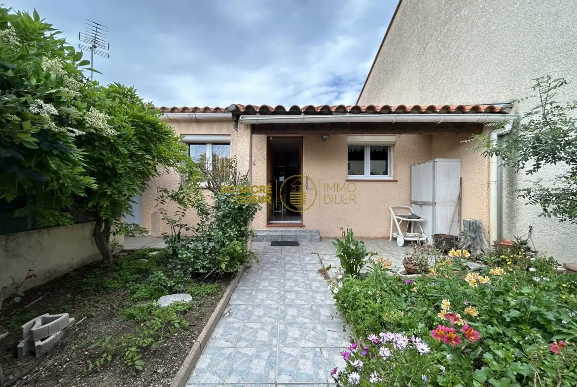 Villa T4 plain-pied avec garage à Pézilla-la-Rivière proche Perpignan 