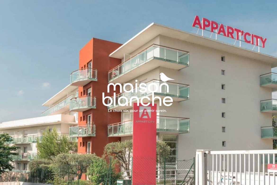 Appartement T1 en LMNP à Antibes avec rendement sécuritaire jusqu’en 2027 