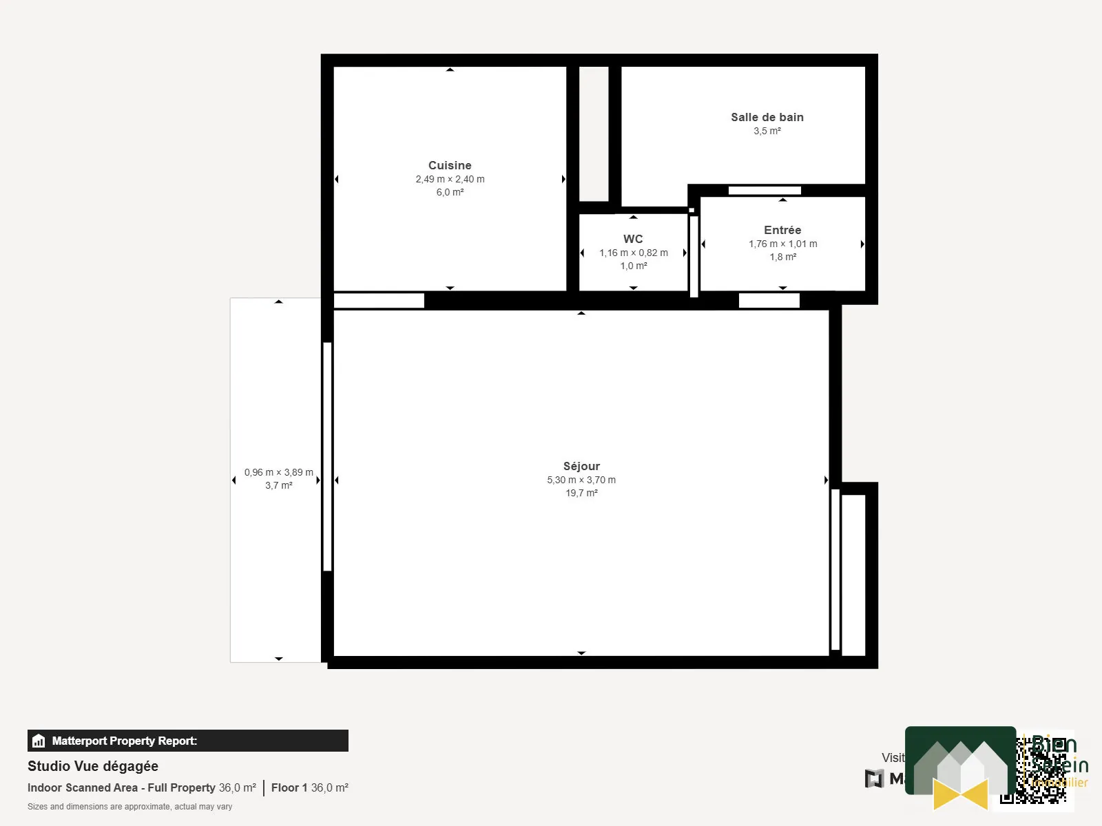 Studio à vendre à Déville-lès-Rouen, investissement locatif idéal, 31,99 m², proximité Rouen 