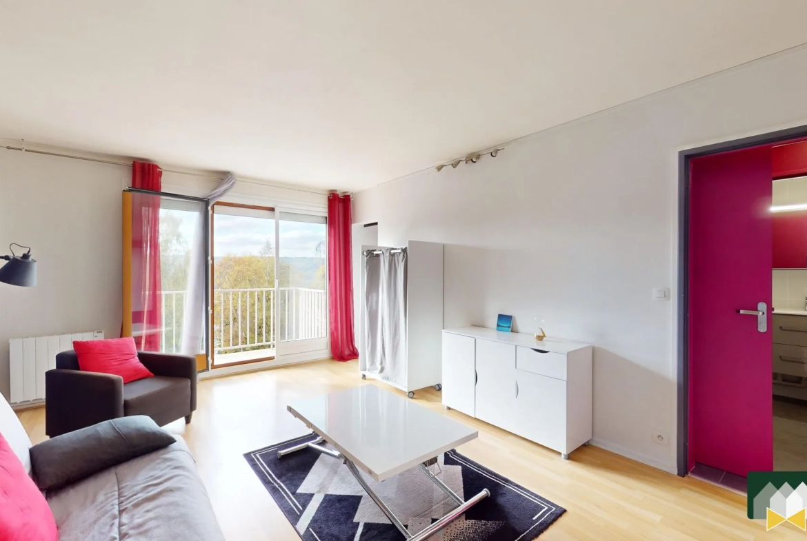Studio à vendre à Déville-lès-Rouen, investissement locatif idéal, 31,99 m², proximité Rouen 