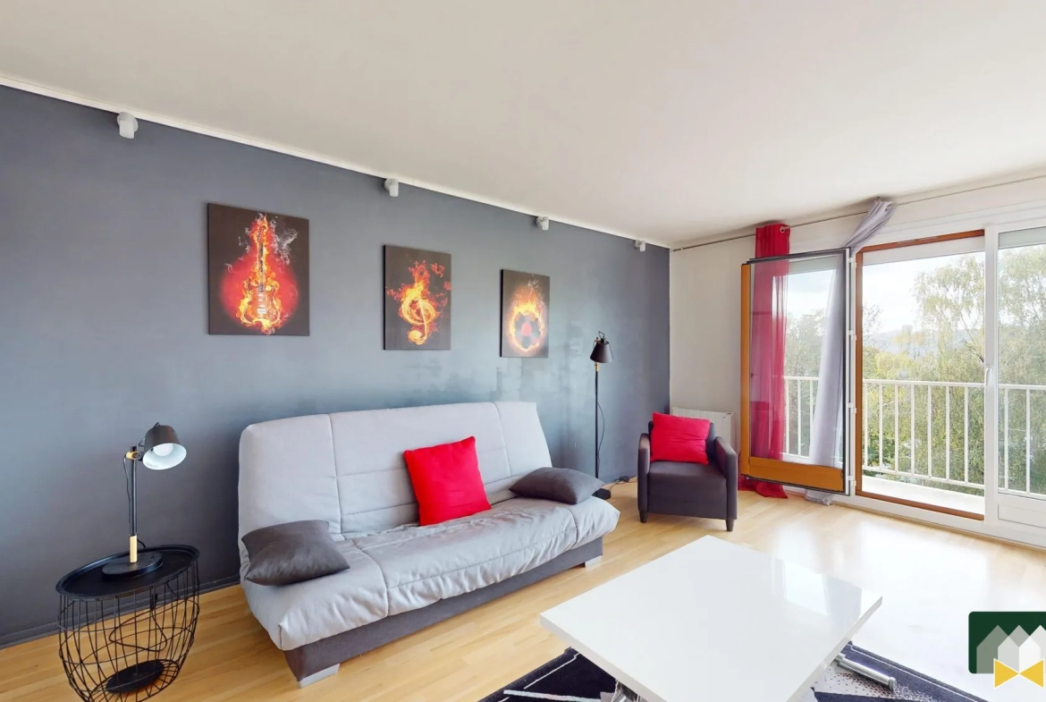 Studio à vendre à Déville-lès-Rouen, investissement locatif idéal, 31,99 m², proximité Rouen 