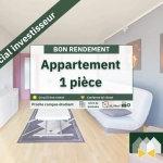 Studio à vendre à Déville-lès-Rouen, investissement locatif idéal, 31,99 m², proximité Rouen