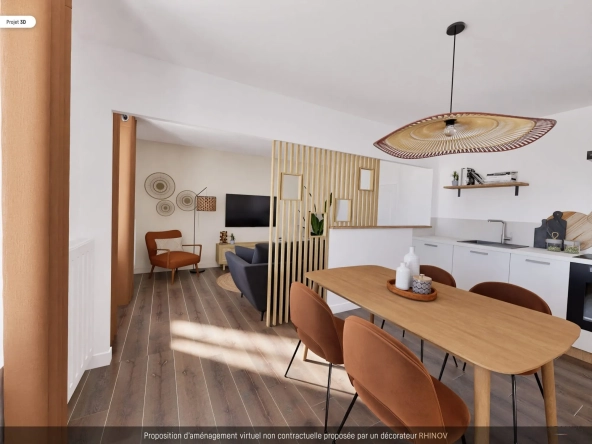 Maison mitoyenne de 66 m² à Bouligny à rénover avec jardin et caves