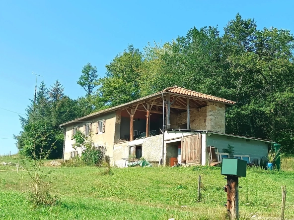 Maison à rénover avec dépendances et grands terrains à Sainte Croix Volvestre