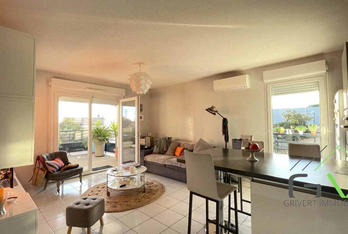 Achat Appartement T3 à Nîmes avec Terrasse Plein Sud, Standing et Parking Inclus 