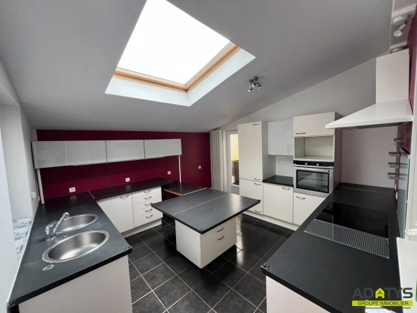 Maison semi-plane à vendre à Auberchicourt avec 3 chambres et jardin