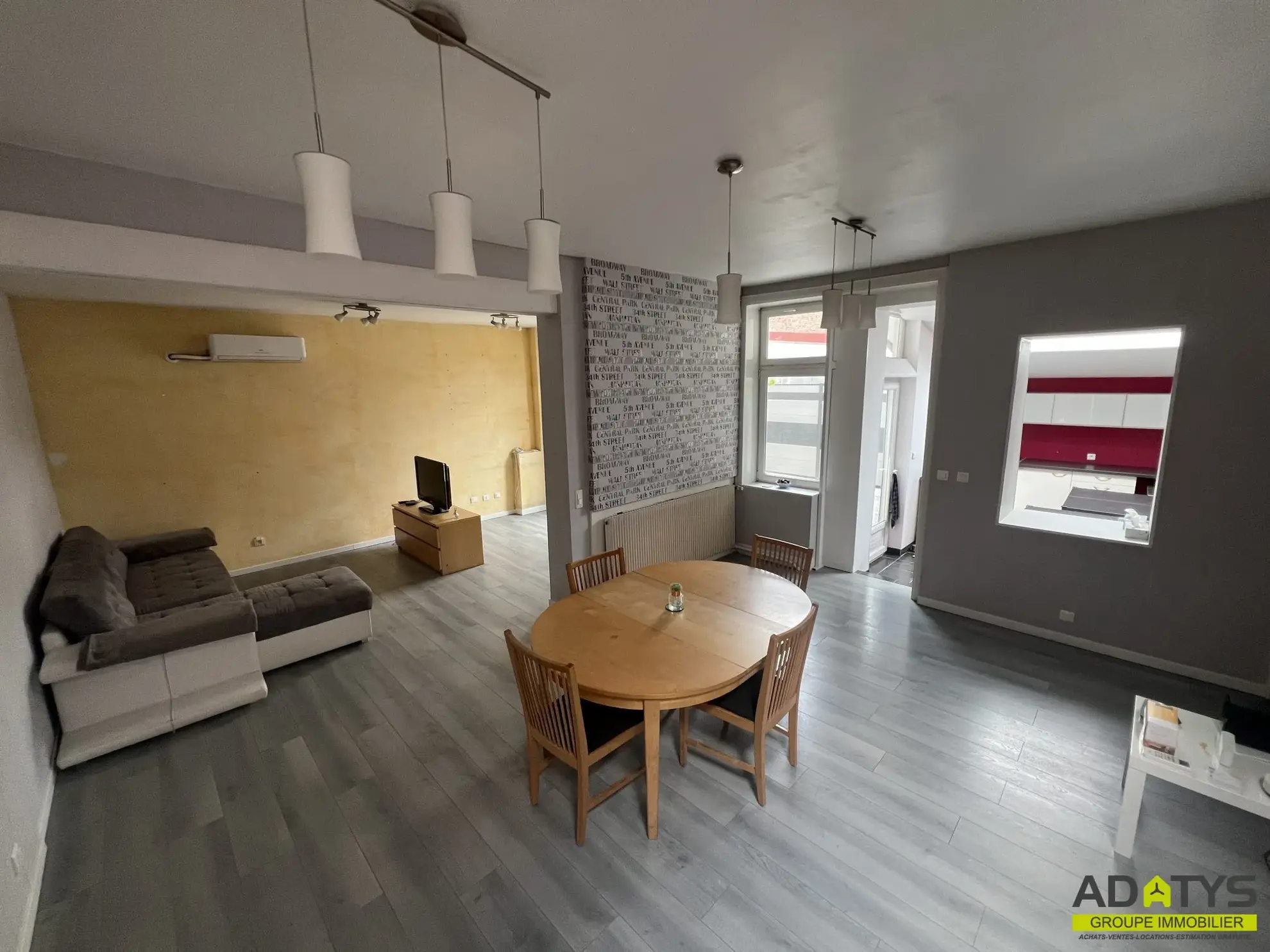 Maison semi-plane à vendre à Auberchicourt avec 3 chambres et jardin 