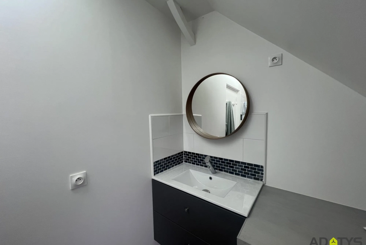 Maison semi-plane à vendre à Auberchicourt avec 3 chambres et jardin 