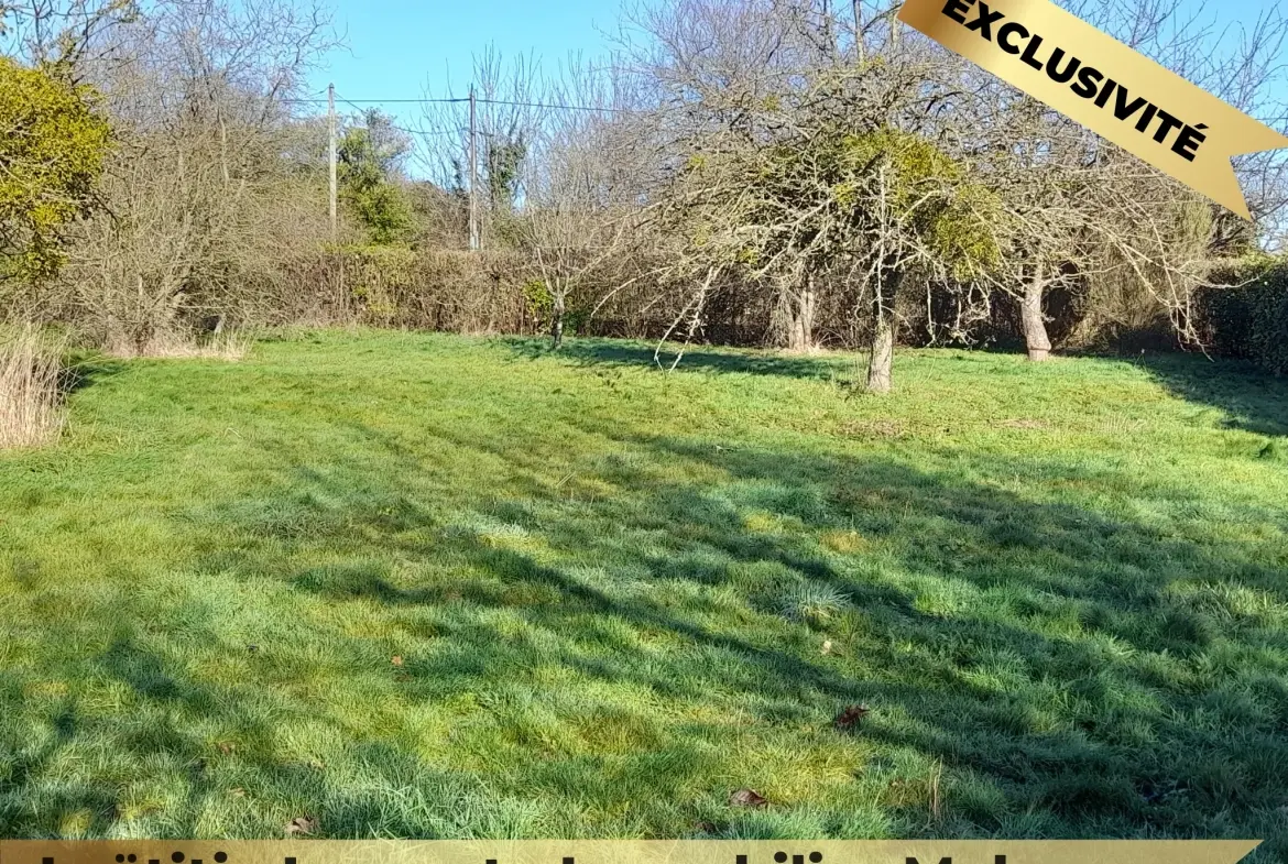 Terrain constructible de 722 m² à Saint-Germain-sur-Ille proche Rennes 