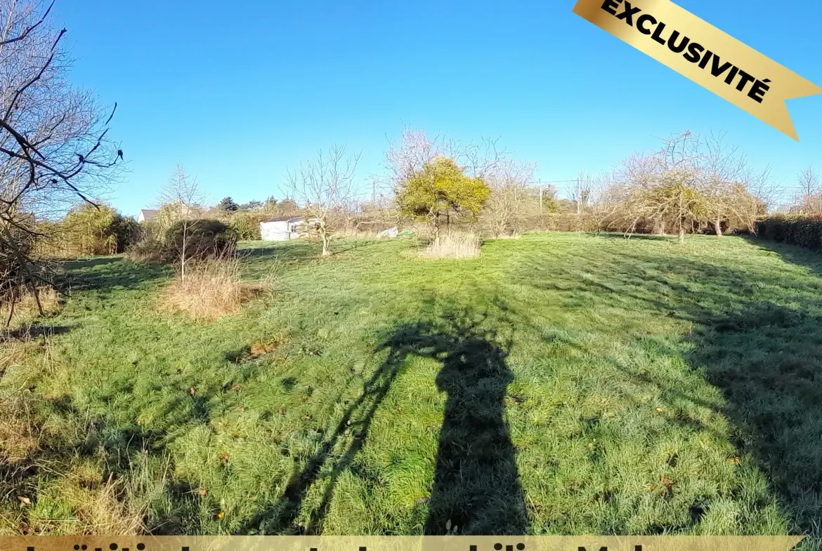 Terrain constructible de 722 m² à Saint-Germain-sur-Ille proche Rennes 