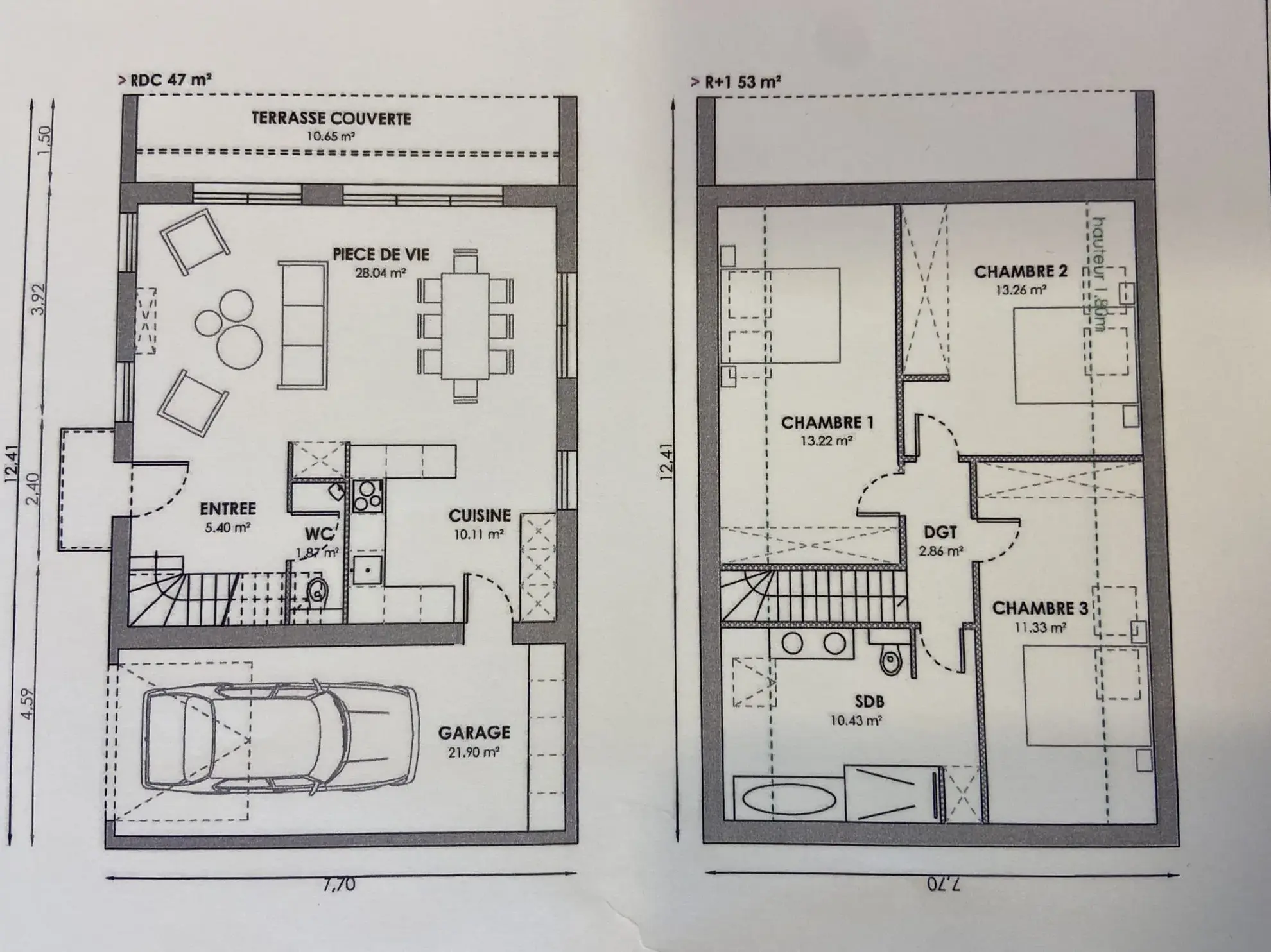 Maison à vendre en cours de construction à Thiberville, proche Bernay et Lisieux 