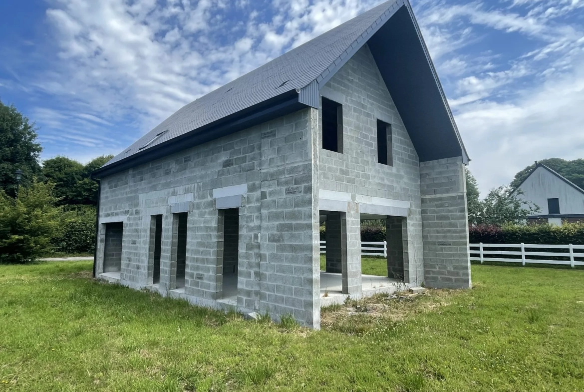 Maison à vendre en cours de construction à Thiberville, proche Bernay et Lisieux 