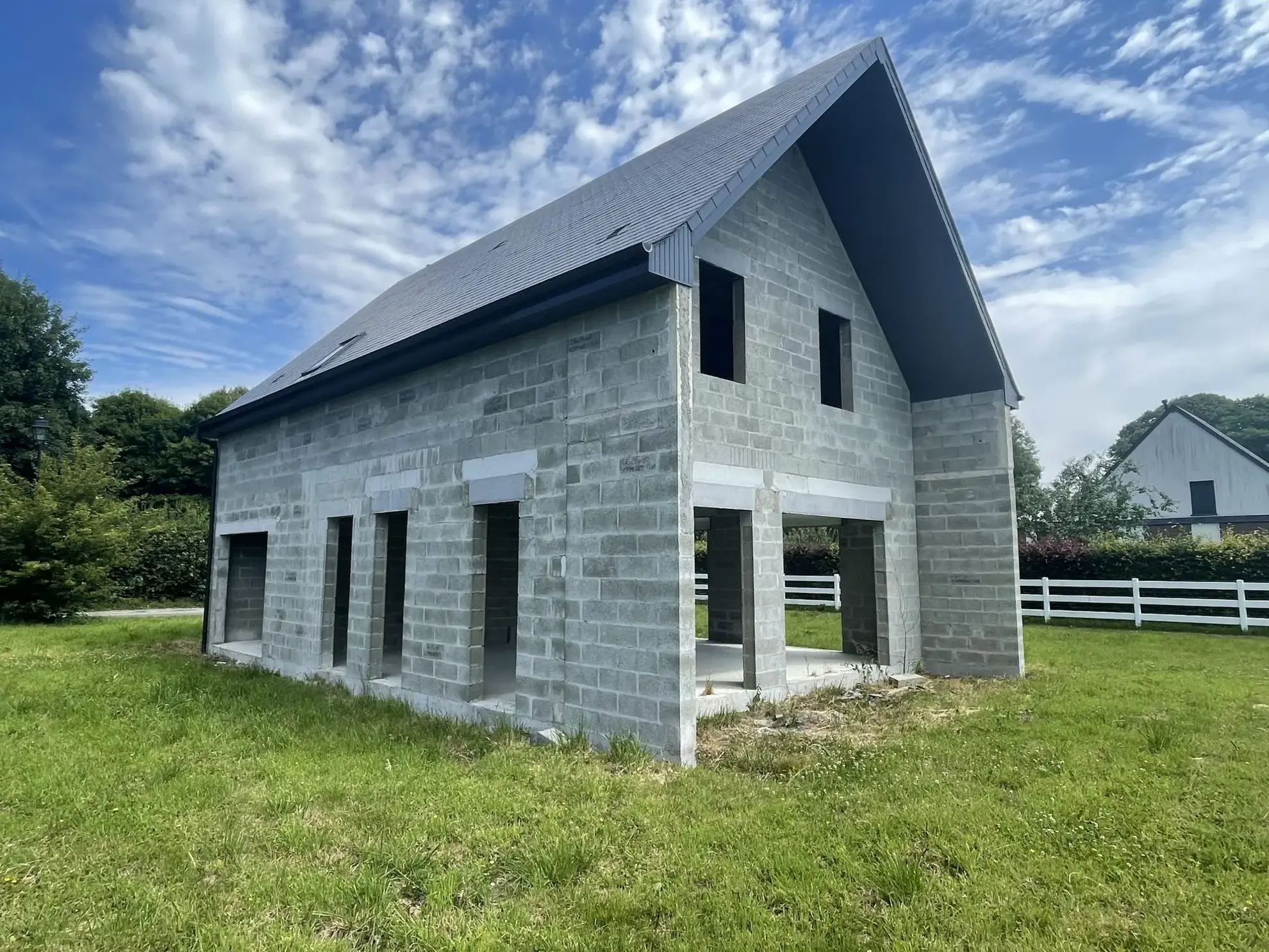 Maison à vendre en cours de construction à Thiberville, proche Bernay et Lisieux 