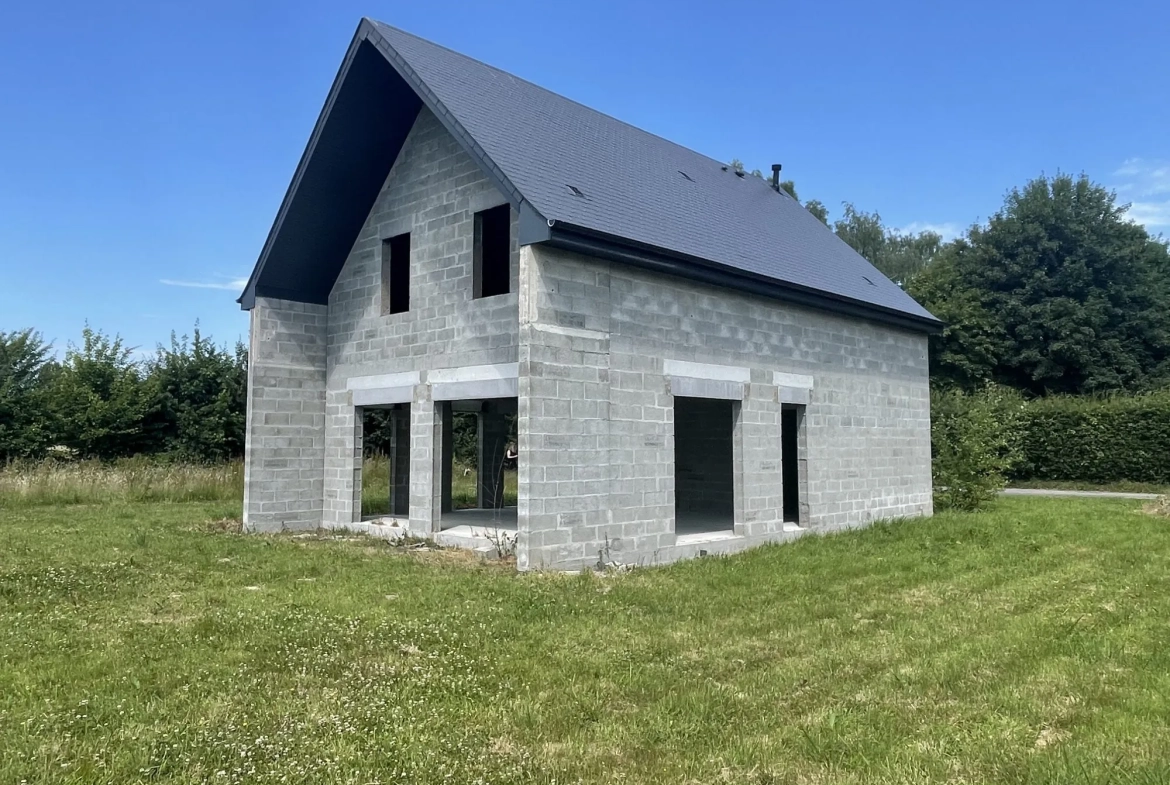 Maison à vendre en cours de construction à Thiberville, proche Bernay et Lisieux 