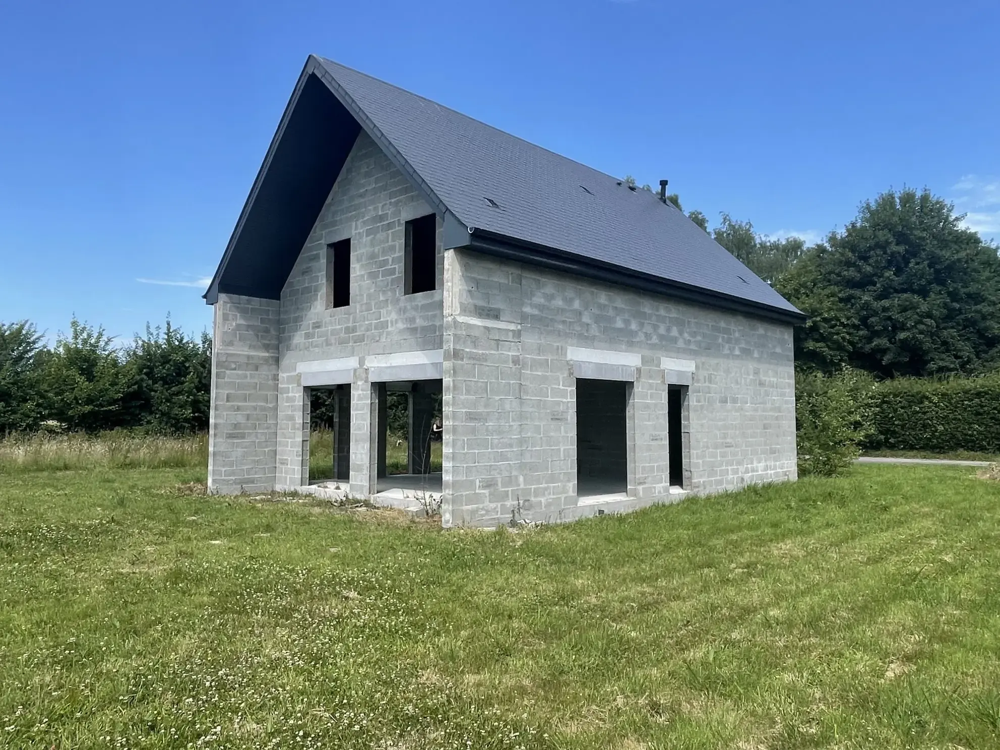 Maison à vendre en cours de construction à Thiberville, proche Bernay et Lisieux 