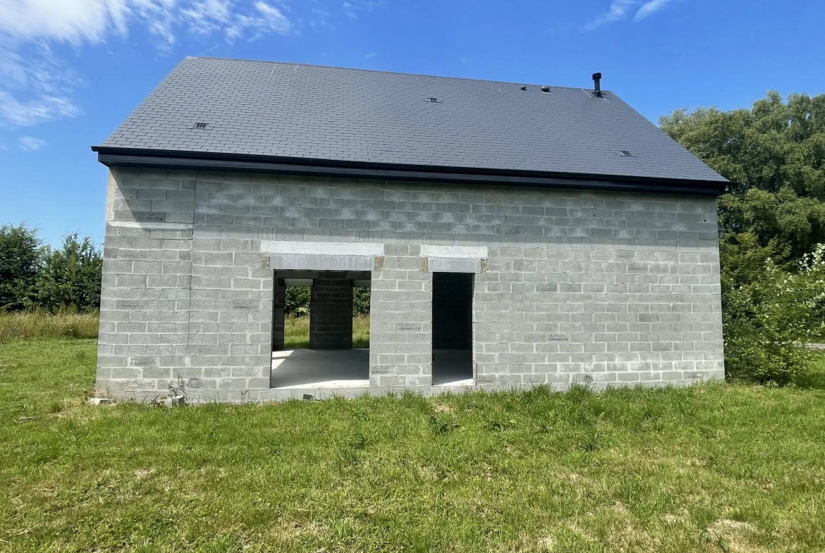 Maison à vendre en cours de construction à Thiberville, proche Bernay et Lisieux 