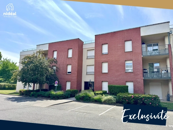 Appartement rénové de 54m² à Maubeuge avec terrasse et stationnement