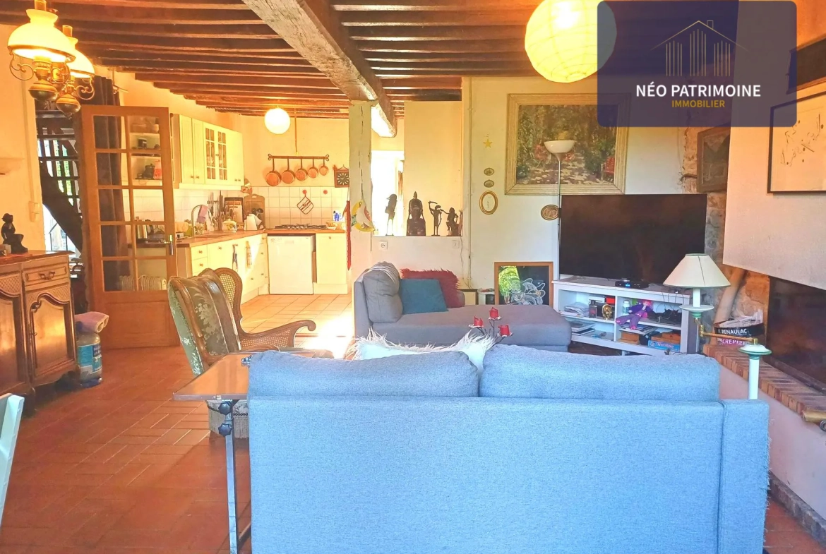 Charmante maison de campagne à Champlemy avec 3 chambres et dépendances 
