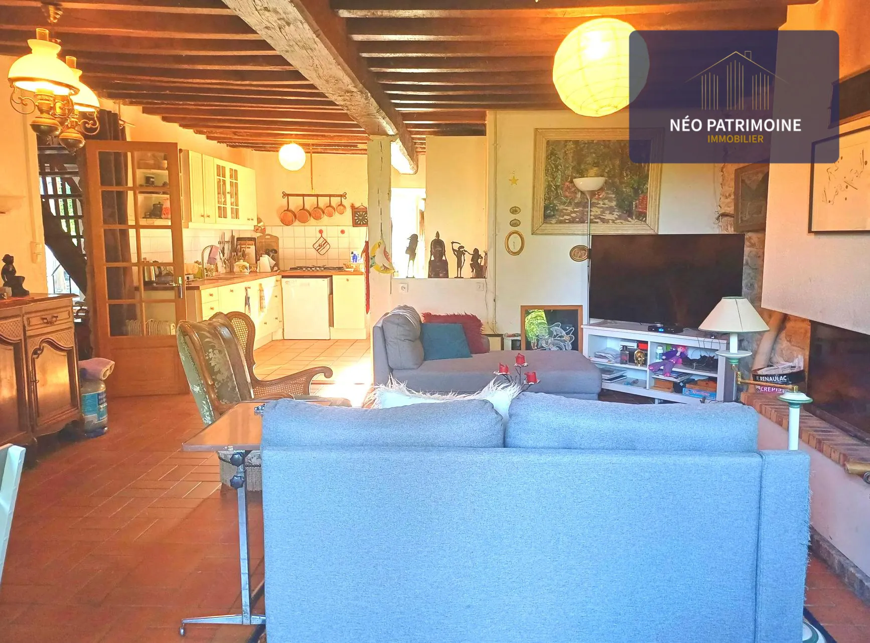 Charmante maison de campagne à Champlemy avec 3 chambres et dépendances 