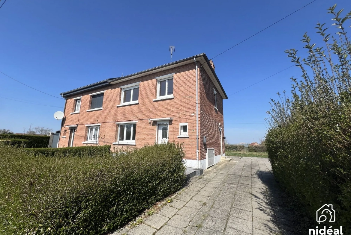 Maison de 80 m² avec 3 chambres à Sepmeries, Nord - Idéal investissement ou résidence principale 