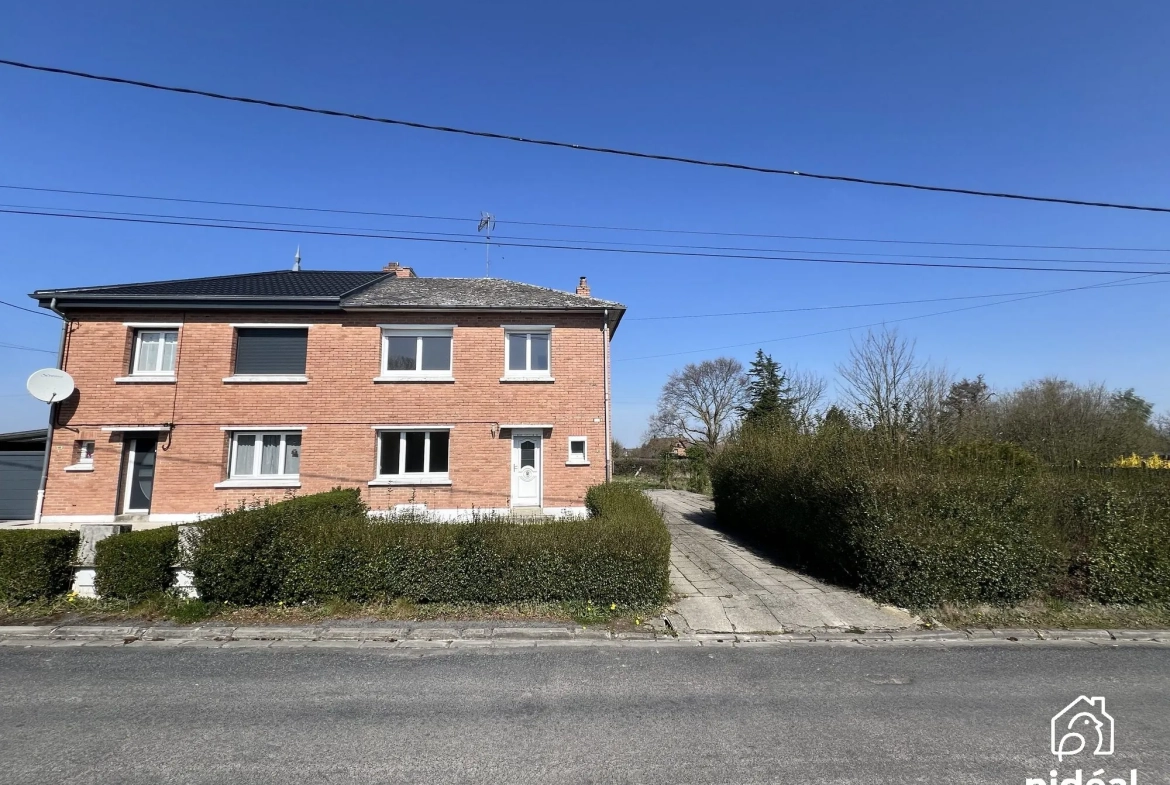 Maison de 80 m² avec 3 chambres à Sepmeries, Nord - Idéal investissement ou résidence principale 