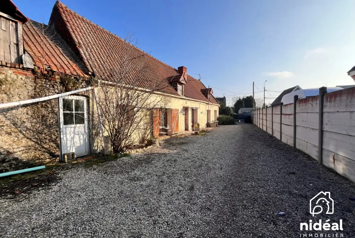 Maison Longère à Raismes avec grand potentiel et combles aménageables en vente 