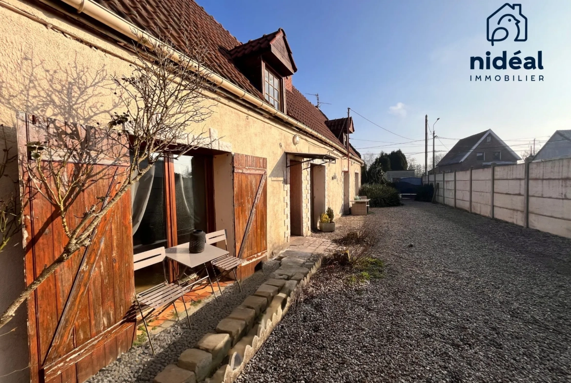 Maison Longère à Raismes avec grand potentiel et combles aménageables en vente 