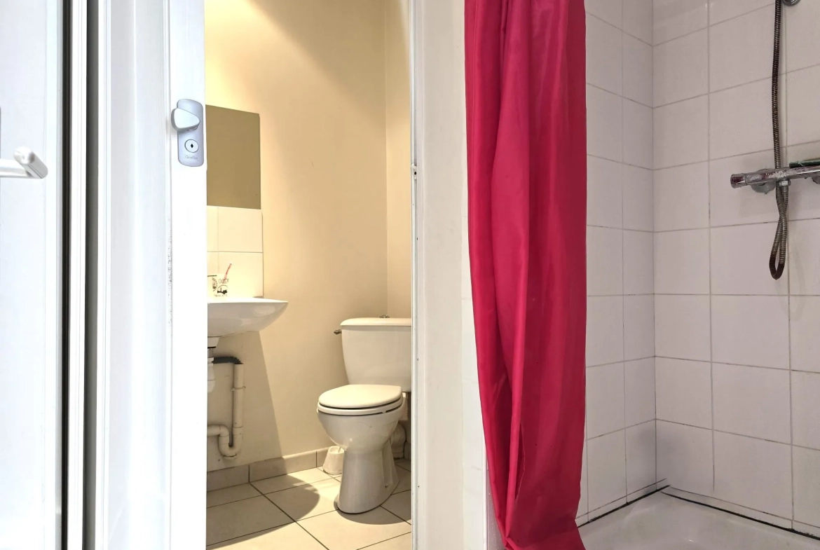 Studio de 20 m² à Toulouse dans le quartier Saint Sernin, calme et charmant 