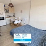 Studio cabine de 29 m² avec terrasse sud et parking privé à Carnon Plage