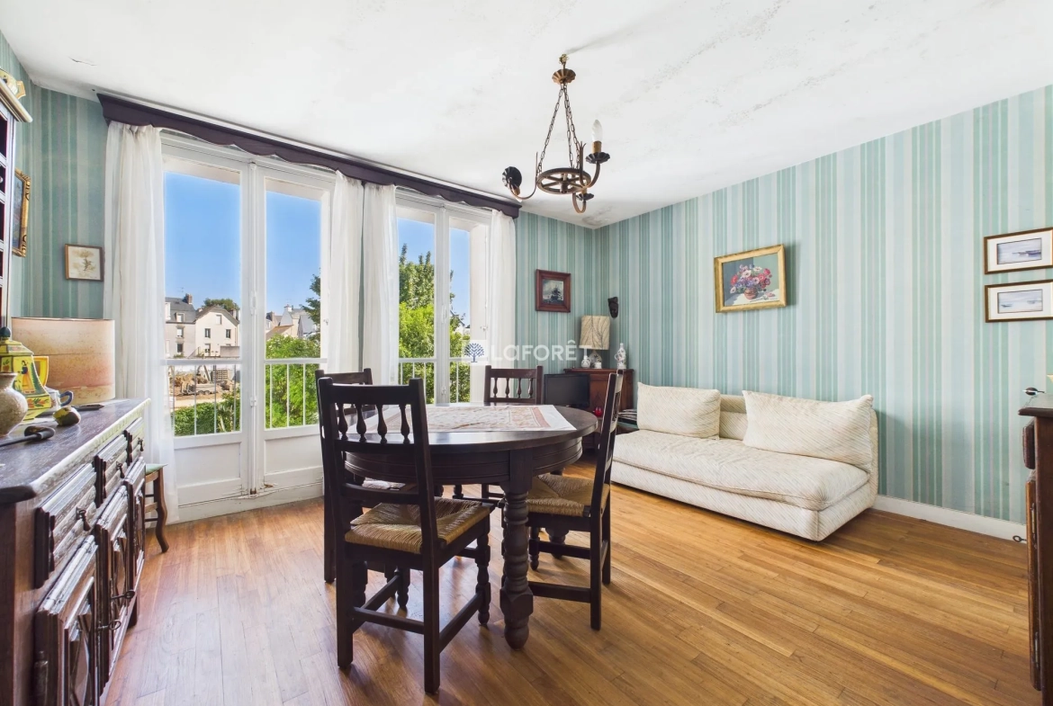Appartement T3 avec vue mer à Douarnenez, 58 m², proche plage 