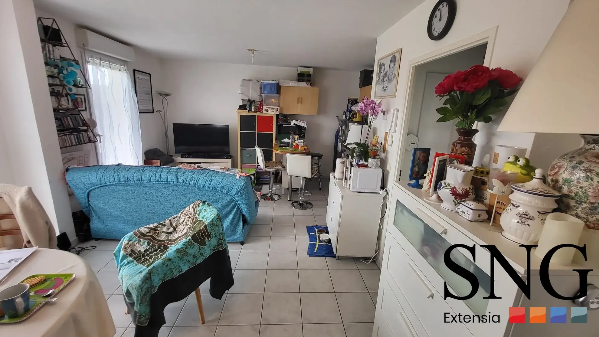Appartement 2 pièces en rez-de-jardin à Les Andelys avec terrasse et locataire en place 