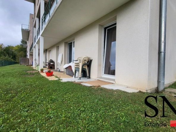 Appartement 2 pièces en rez-de-jardin à Les Andelys avec terrasse et locataire en place