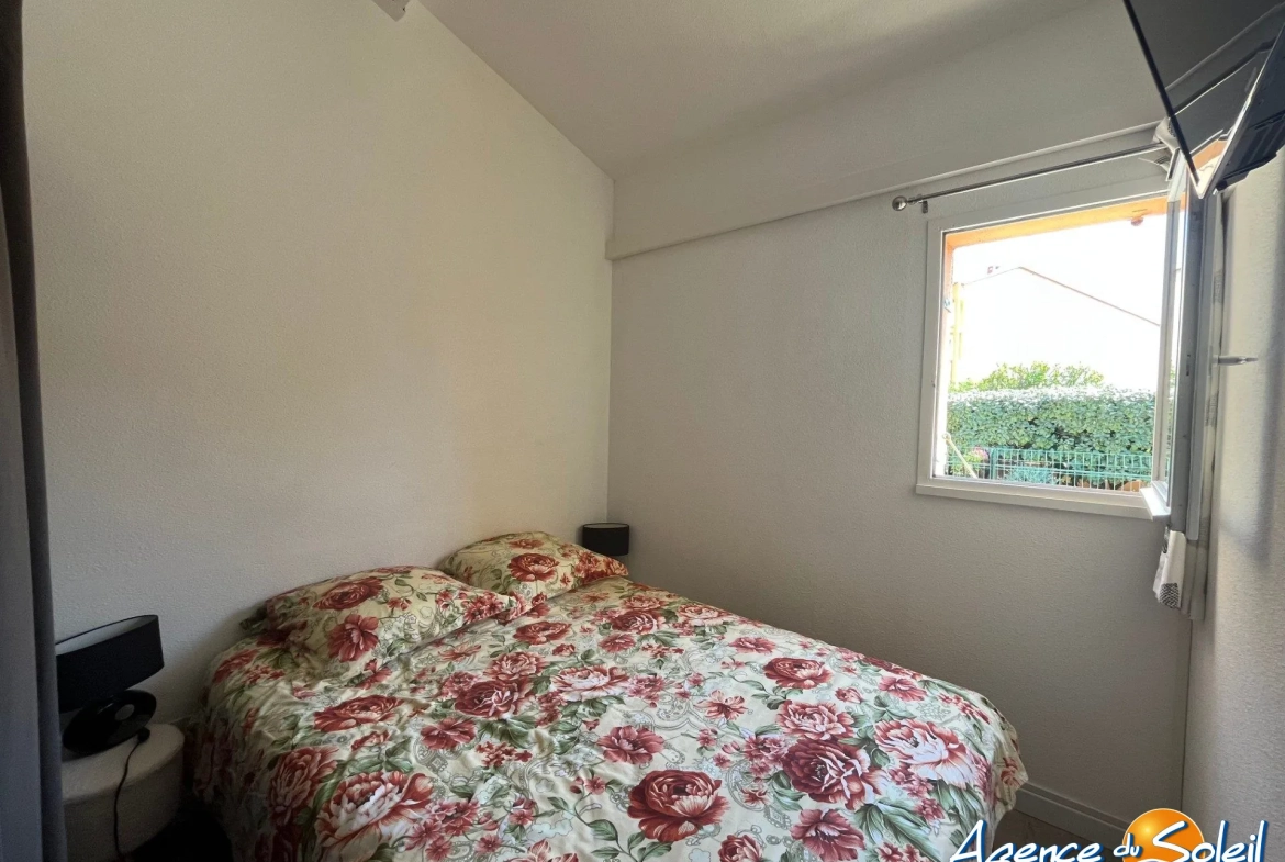 Appartement T2 avec grande terrasse et mezzanine au Barcarès 