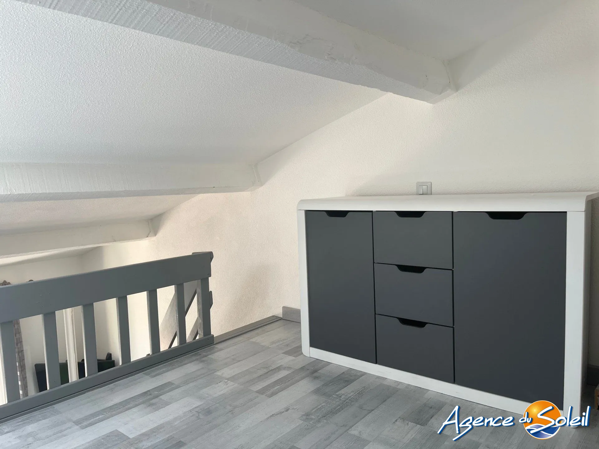 Appartement T2 avec grande terrasse et mezzanine au Barcarès 
