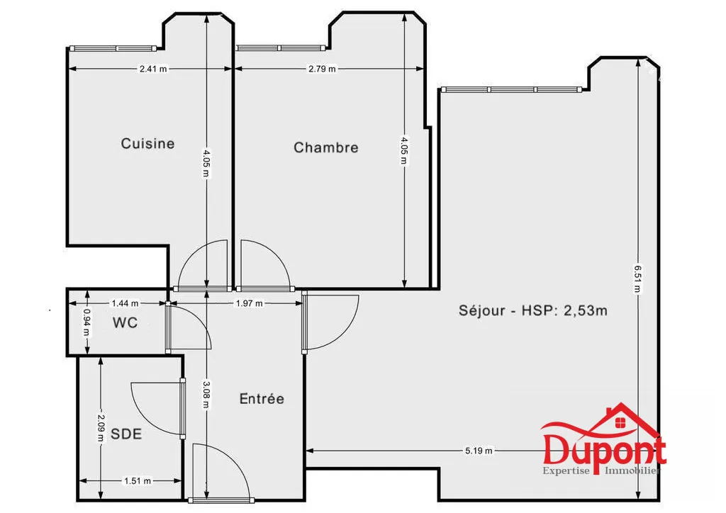 Lot de 4 appartements à Sin le Noble – Investissement sécurisé et immediate 
