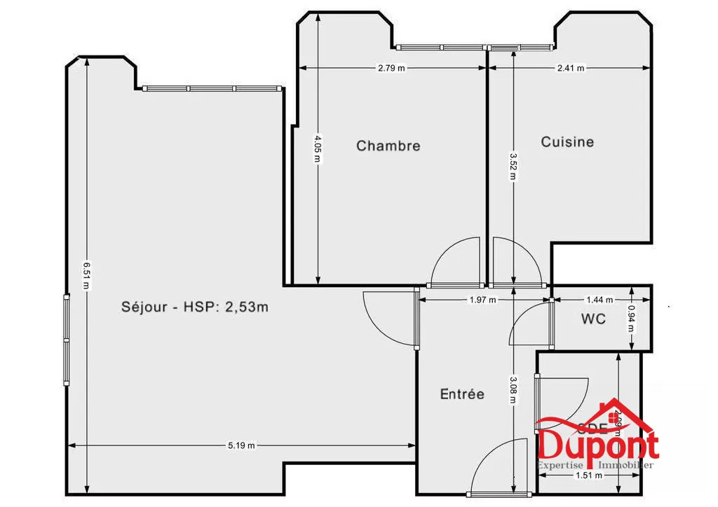 Lot de 4 appartements à Sin le Noble – Investissement sécurisé et immediate 