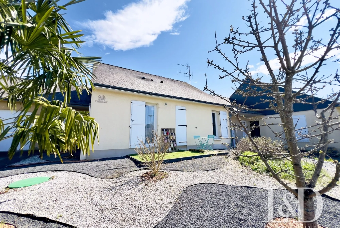 Maison rénovée lumineuse avec jardin à Saumur, proche commodités 