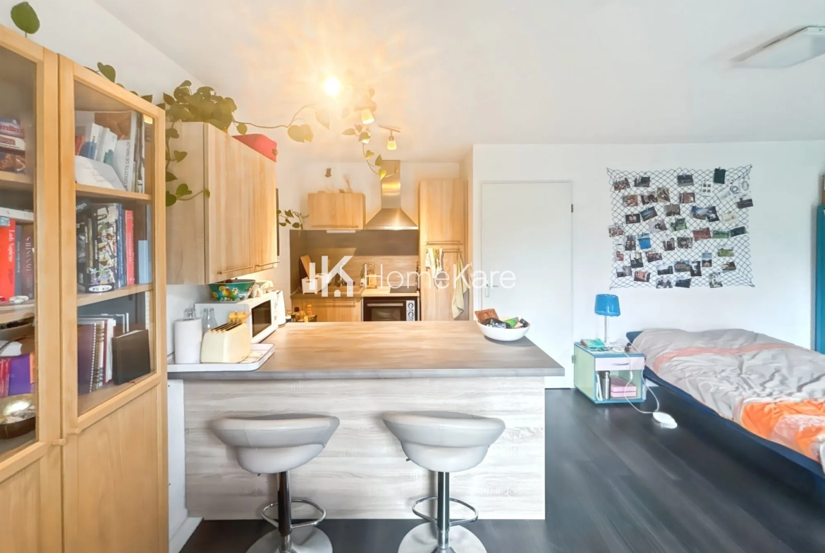 Bel appartement T1 bis lumineux avec parking à Toulouse La Cépière 